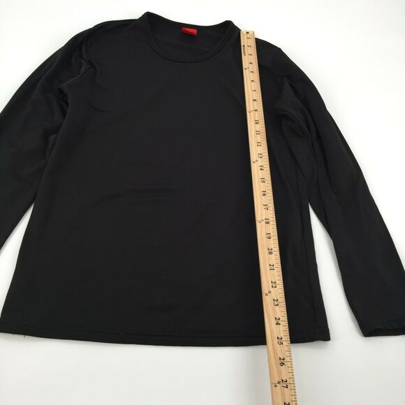 Tru Fit Thermal Round Neck Long Sleeve Long John Top Medium Black Base Layer M - Picture 5 of 5